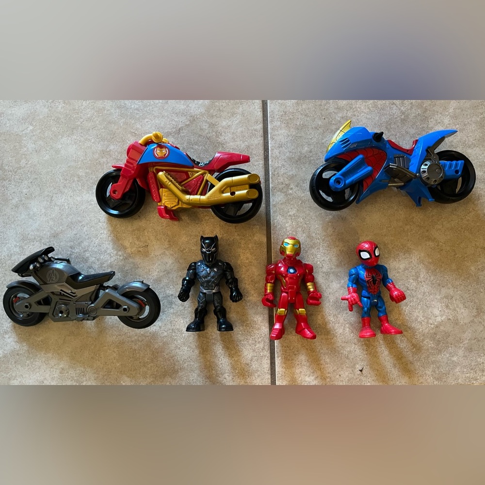 Super Hero’s with Mororbikes